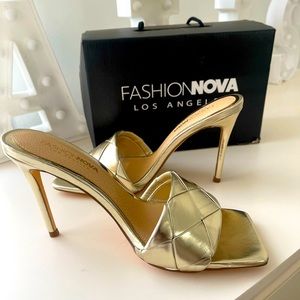 Fashion Nova “Cut You Off” Mules